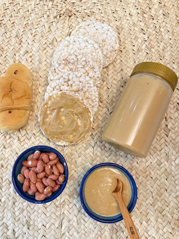 کره بادام زمینی ساده
